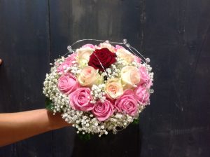 Brautstrauß rosa