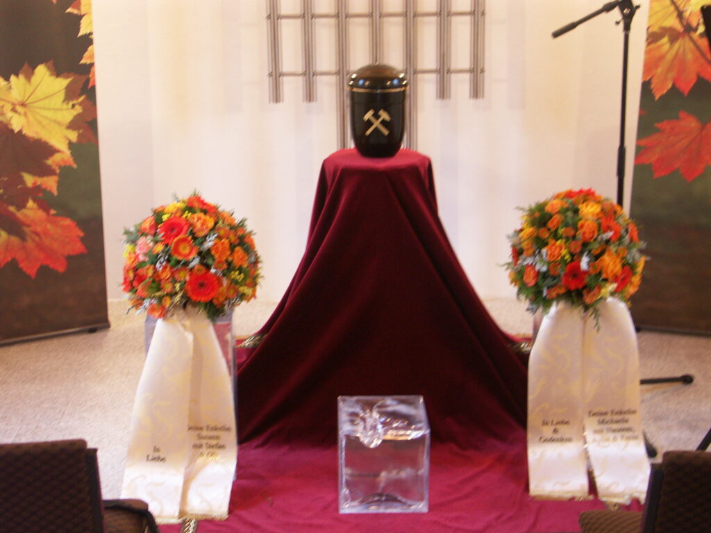 Beredigung mit Gescken in orange