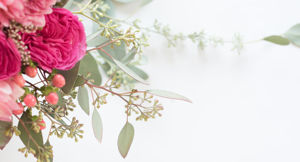 rosa Rosen modern angeschnitten